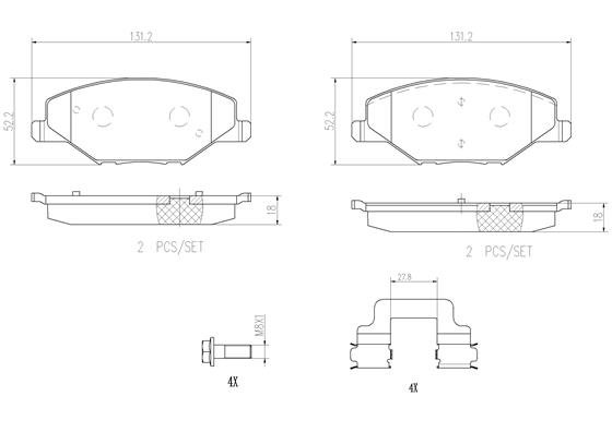 BREMBO P85121N