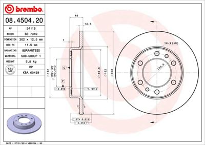 BREMBO 08.4504.20