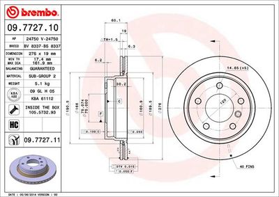 BREMBO 09.7727.10