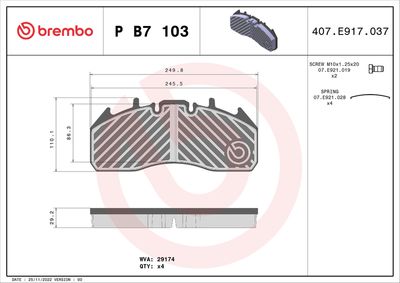 BREMBO P B7 103