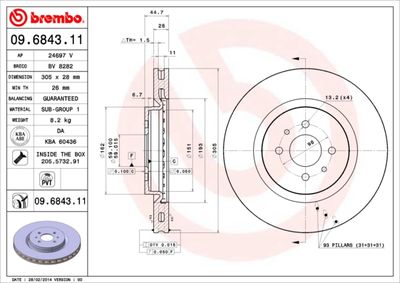 BREMBO 09.6843.11