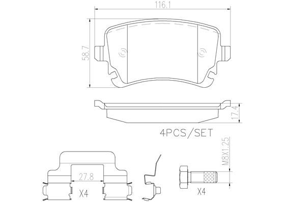 BREMBO P85076N