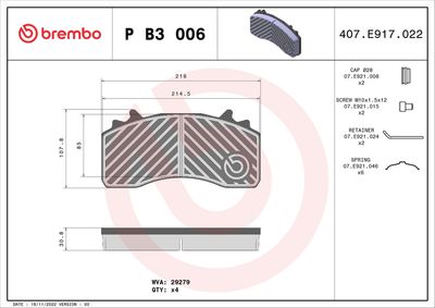 BREMBO P B3 006