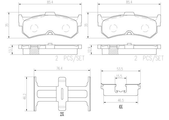 BREMBO P78023N BREMBO P78023N
