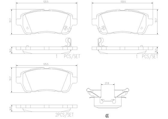 BREMBO P16013N