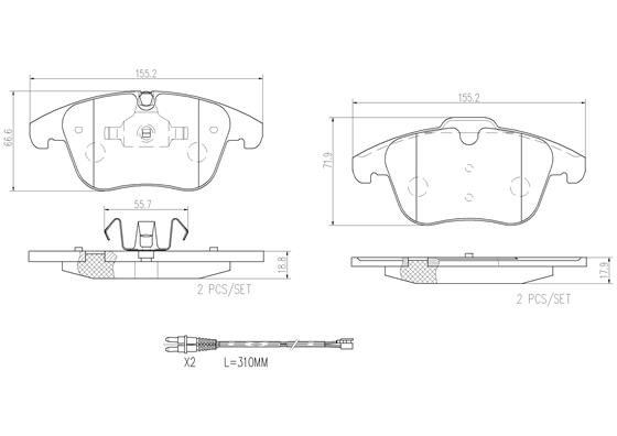 BREMBO P61106N