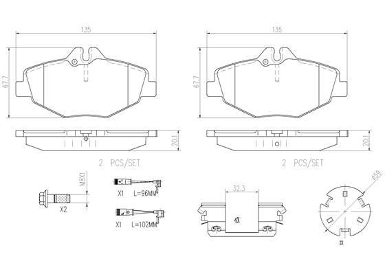 BREMBO P50049N BREMBO P50049N