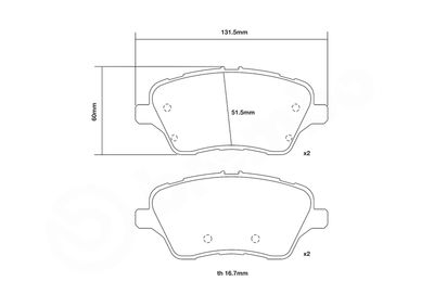 BREMBO 07.D435.70 BREMBO 07.D435.70