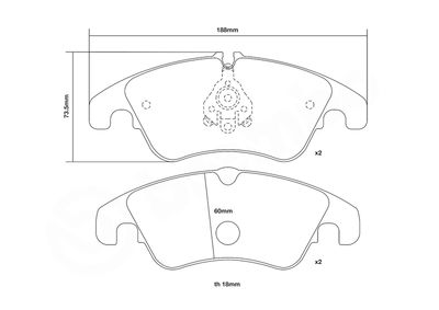BREMBO 07.B314.05 BREMBO 07.B314.05