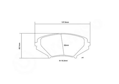 BREMBO 07.B314.08 BREMBO 07.B314.08