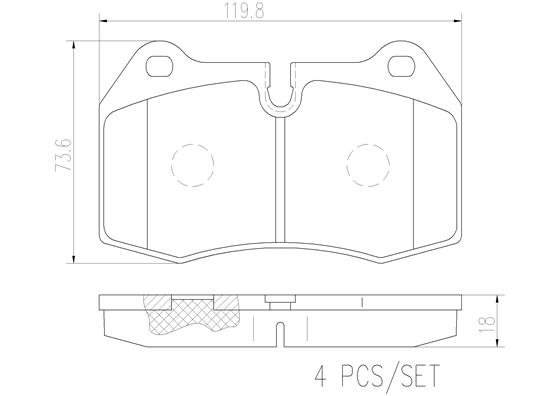 BREMBO P06018N