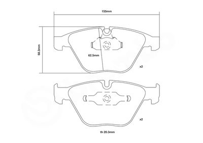 BREMBO 07.B314.35 BREMBO 07.B314.35