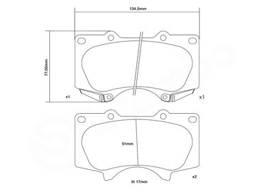 BREMBO 07.D435.34 BREMBO 07.D435.34
