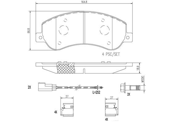 BREMBO P24064N