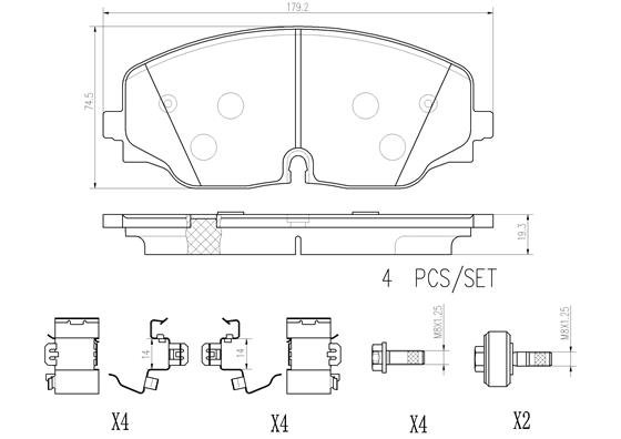 BREMBO P85176N