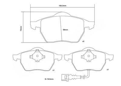 BREMBO 07.B314.54 BREMBO 07.B314.54