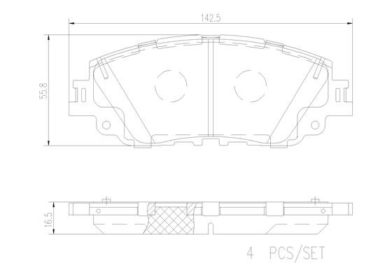 BREMBO P83172N