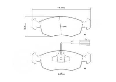 BREMBO 07.D435.72 BREMBO 07.D435.72
