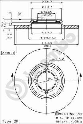 BREMBO 08.2477.10