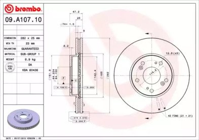 BREMBO 09.A107.10