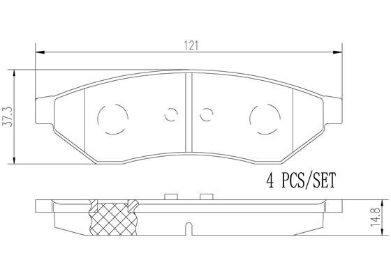 BREMBO P10008N