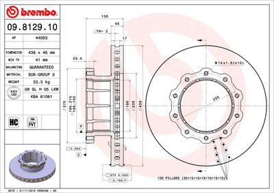 BREMBO 09.8129.10