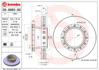 BREMBO 09.9983.60