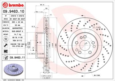 BREMBO 09.9463.10