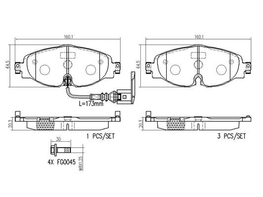 BREMBO P85126N