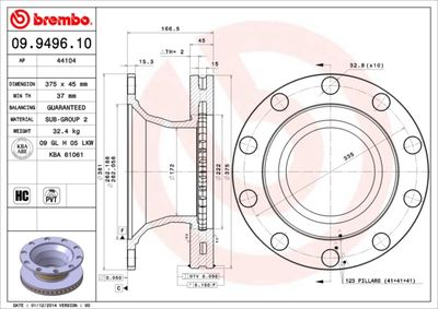 BREMBO 09.9496.10