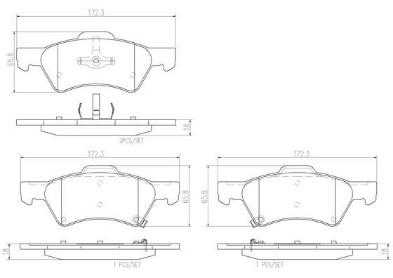 BREMBO P11015N