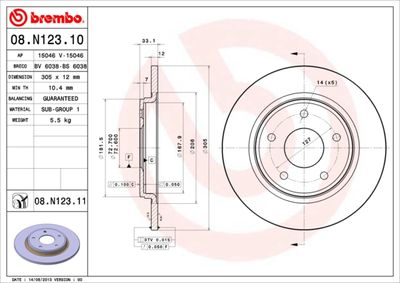 BREMBO 08.N123.10