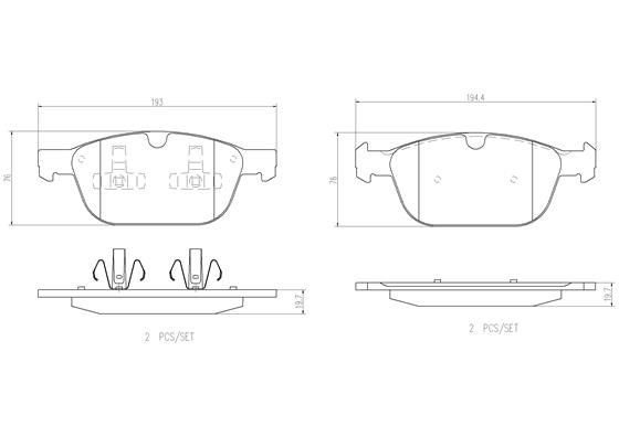 BREMBO P86023N