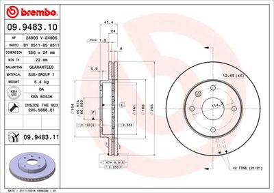 BREMBO 09.9483.10