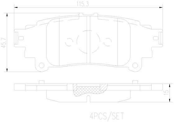 BREMBO P83153N