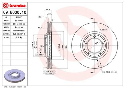 BREMBO 09.B030.10