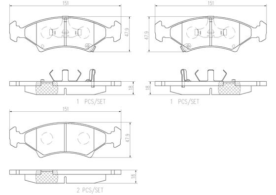 BREMBO P30009N