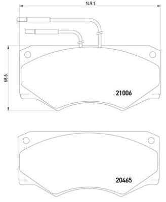 BREMBO P A6 002