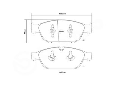 BREMBO 07.D435.23 BREMBO 07.D435.23