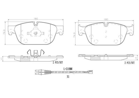 BREMBO P61107N