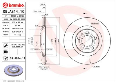 BREMBO 09.A814.10