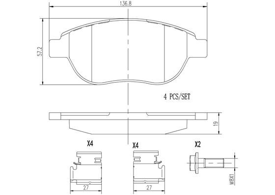 BREMBO P61068N