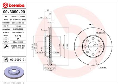 BREMBO 09.3090.20