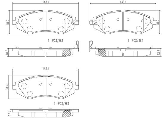 BREMBO P10032N