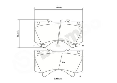 BREMBO 07.B314.25 BREMBO 07.B314.25