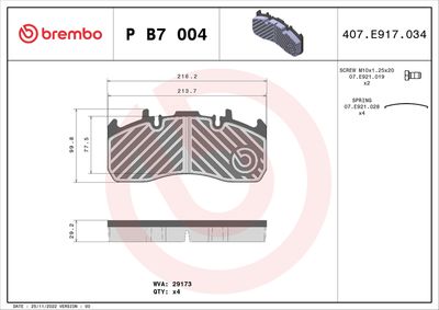 BREMBO P B7 004