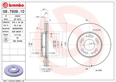 BREMBO 09.7939.10