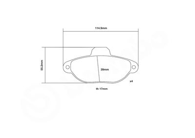 BREMBO 07.B314.28 BREMBO 07.B314.28