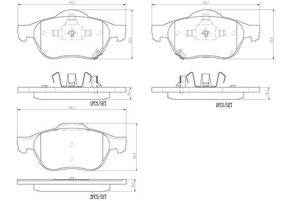 BREMBO P83043N