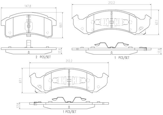 BREMBO P07002N